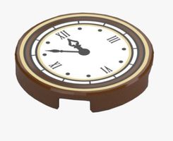 LEGO 6157942 Fliese rund 2 x 2 Uhr