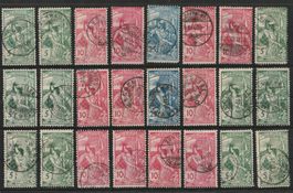 Lot UPU 1900. gestempelt