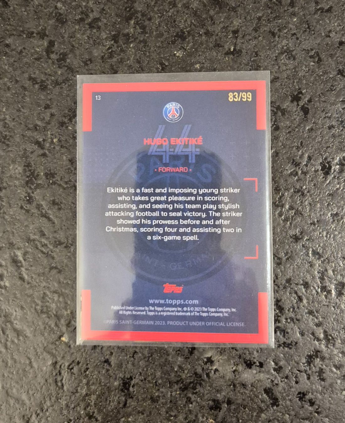 Topps Carte collezionabili: Hugo Ekitike RC /99 - PSG - Topps – Nuovo (secondo la descrizione) da Burg AG venduto da Danoe 1
