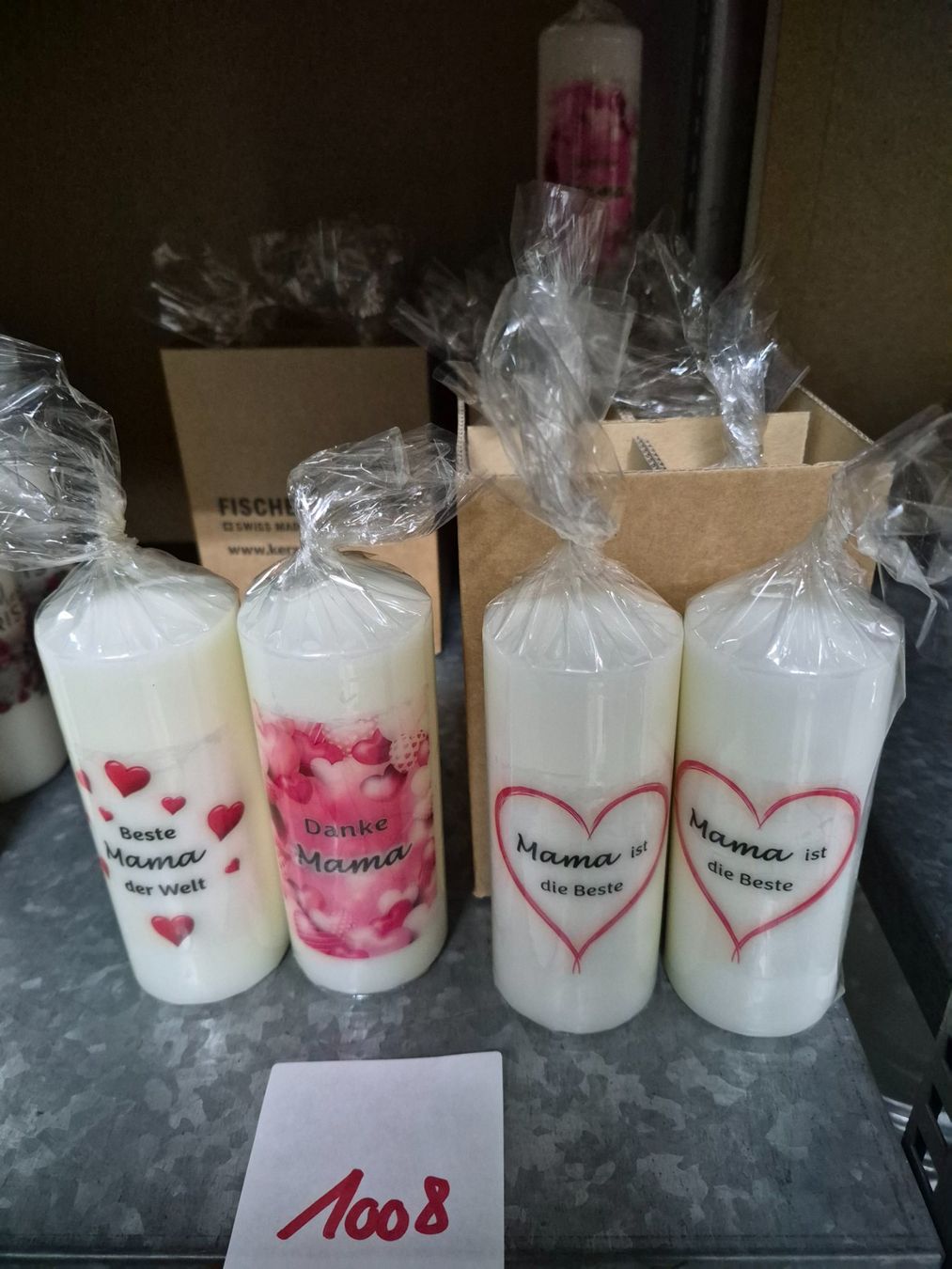 Candele: 1008 Posten Muttertags - Kerzen aus Liq – Nuovo (secondo la descrizione) da Derendingen venduto da Meisterstuecke