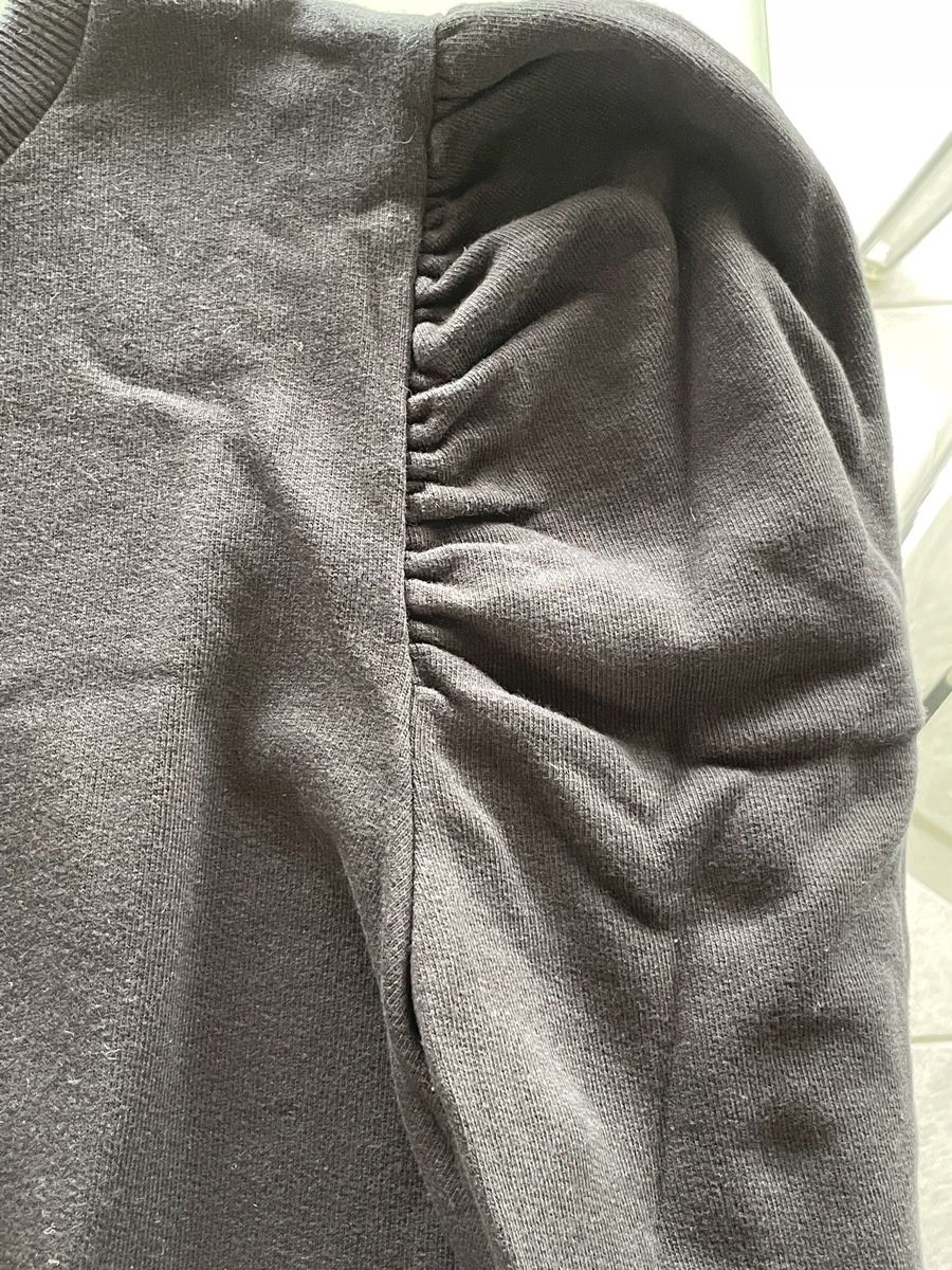 Zara Pullover & Sweatshirts: Pull Zara noir manches bouffantes, taille S – Gebraucht aus Vuadens von Nina11 2