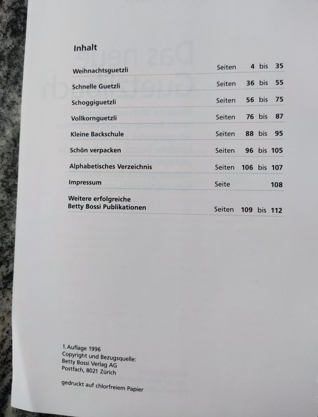 Libri: Das neue Guetzlibuch – Usato da Chur venduto da Nisami 1