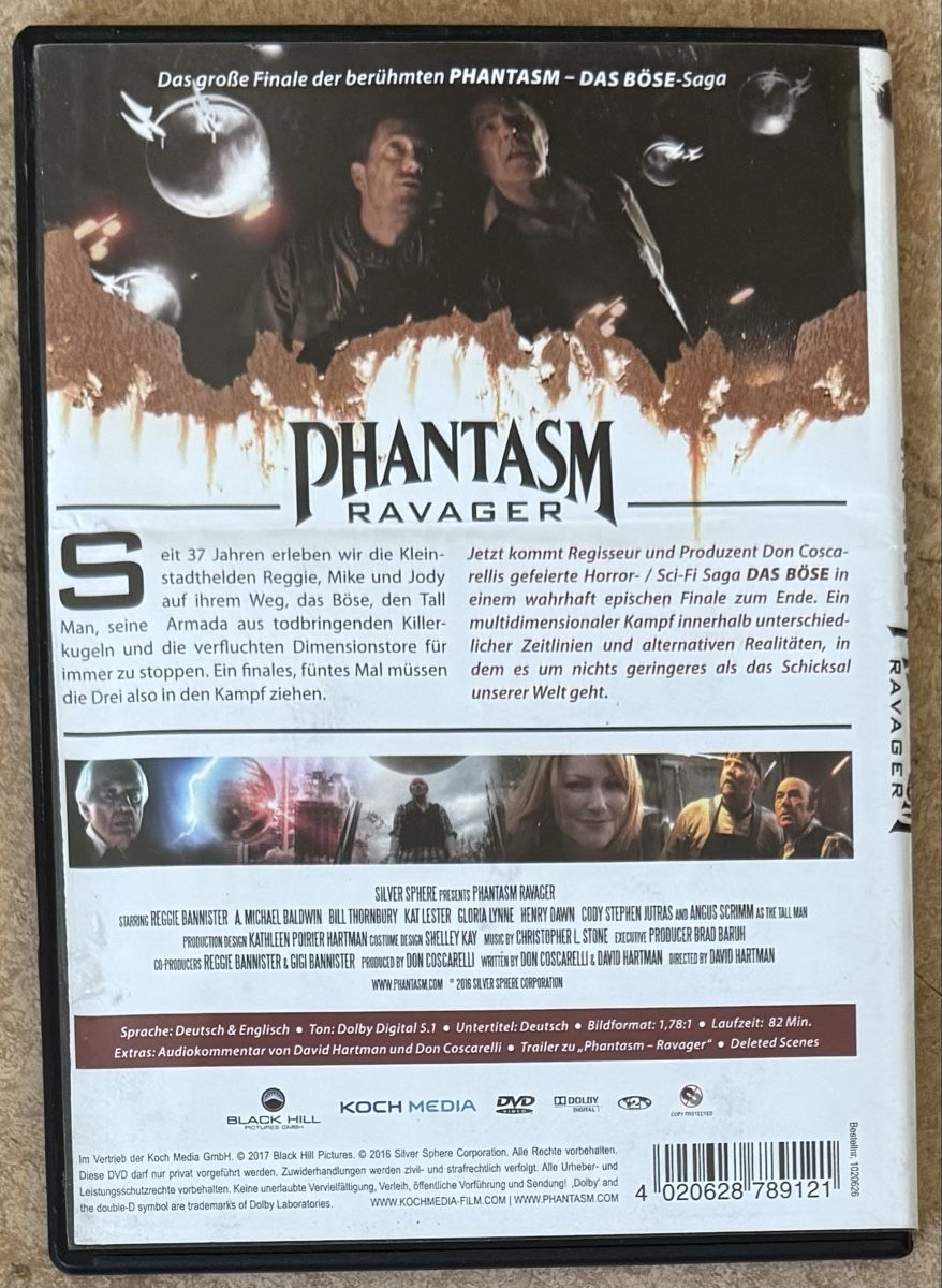 Alle DVDs: DAS BÖSE V PHANTASM RAVAGER – Neu (gemäss Beschreibung) aus Dietikon von AndreaSch01 1