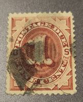 USA 1879-91 alte postage due briefmarke