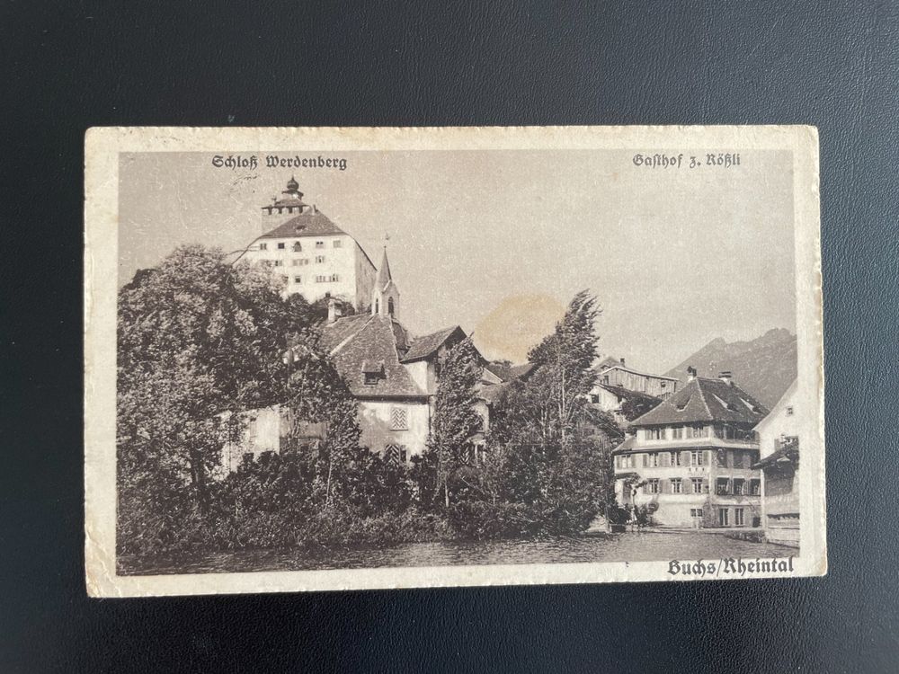 Ak Sg Schloss Werdenberg Gasthof Zum Rössli Buchs Kaufen Auf Ricardo