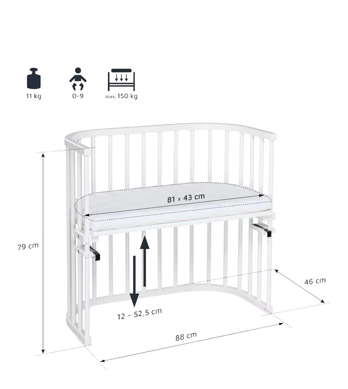 Babybay Wiegen & Stubenwagen: Babybay Beistellbett Original – Gebraucht aus Uster von Stella0411 2