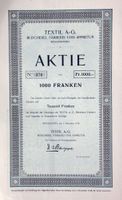 Textil AG Bleicherei, Färberei und Appr., Romanshorn - 1918
