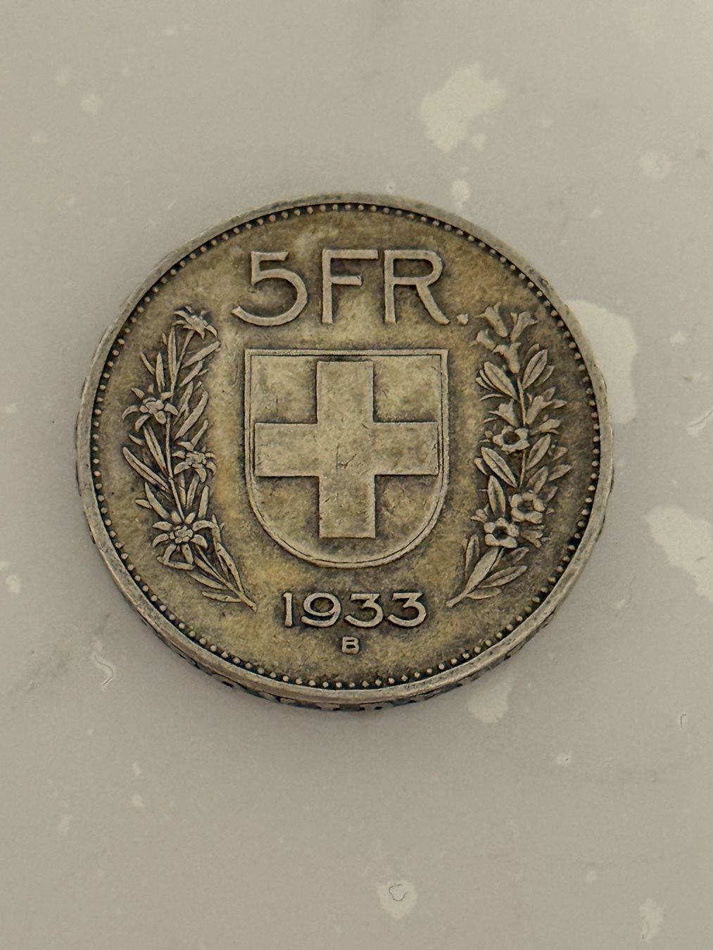 Tutti le monete: 5 Franken 1933  Silber – Usato da Wallisellen venduto da SWISS_SILVER1 1