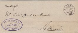 ALTNAU-Brief 1887-Beerdigungsanzeige