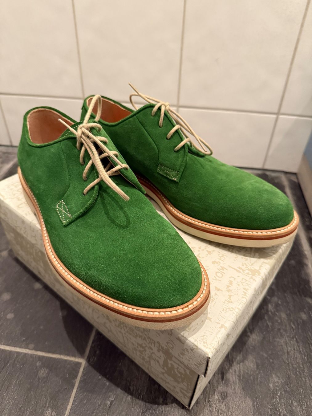 Benelli Herrenschuhe: Grüner Schnürer Benelli Gr. 41 – Gebraucht aus Chur von spicebone 6