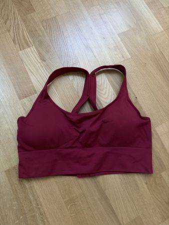 Brassière sport bordeaux XL