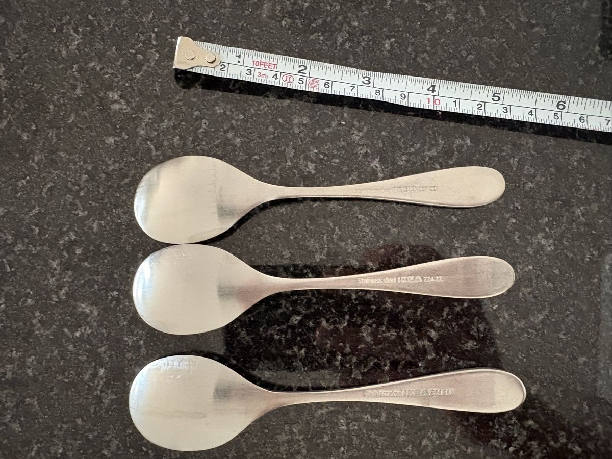 Ikea Cucchiai: 3 Löffel Edelstahl IKEA vintage  – Usato da Fribourg venduto da bappenzell 2