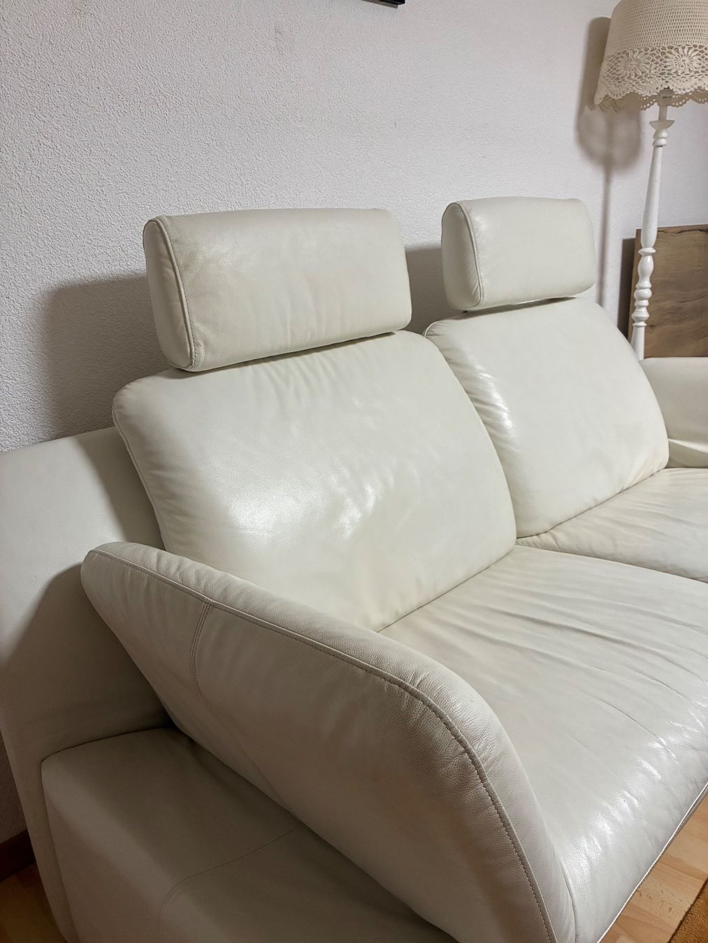 Divani: LEU Swiss Echtleder Couch Modell Bianca – Usato da Amriswil venduto da Fisch79 3