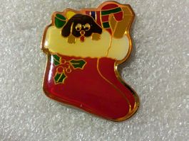 Ansteckpin 207: Weihnachtssocken