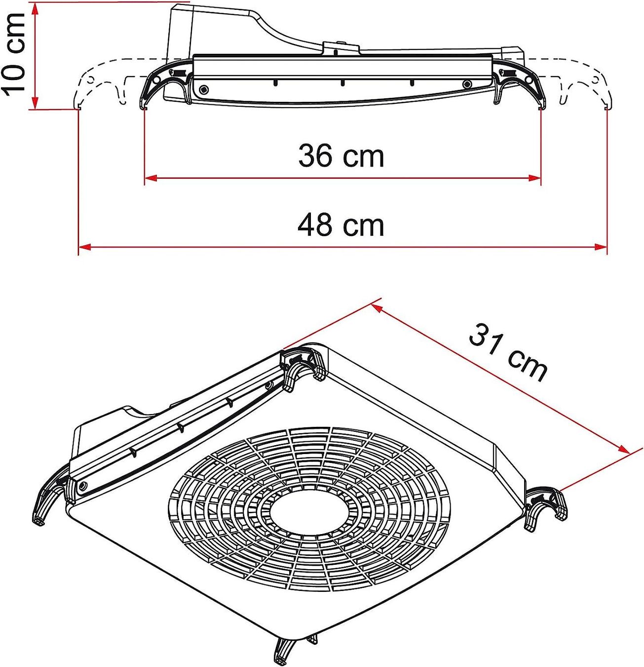 Sonstiges Campingzubehör: Fiamma Turbo Kit Ventilatorset – Neu und originalverpackt aus Bottighofen von zaap 6
