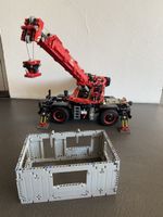 Lego Technic Mobilkran rot schwarz neuwertiger Zustand