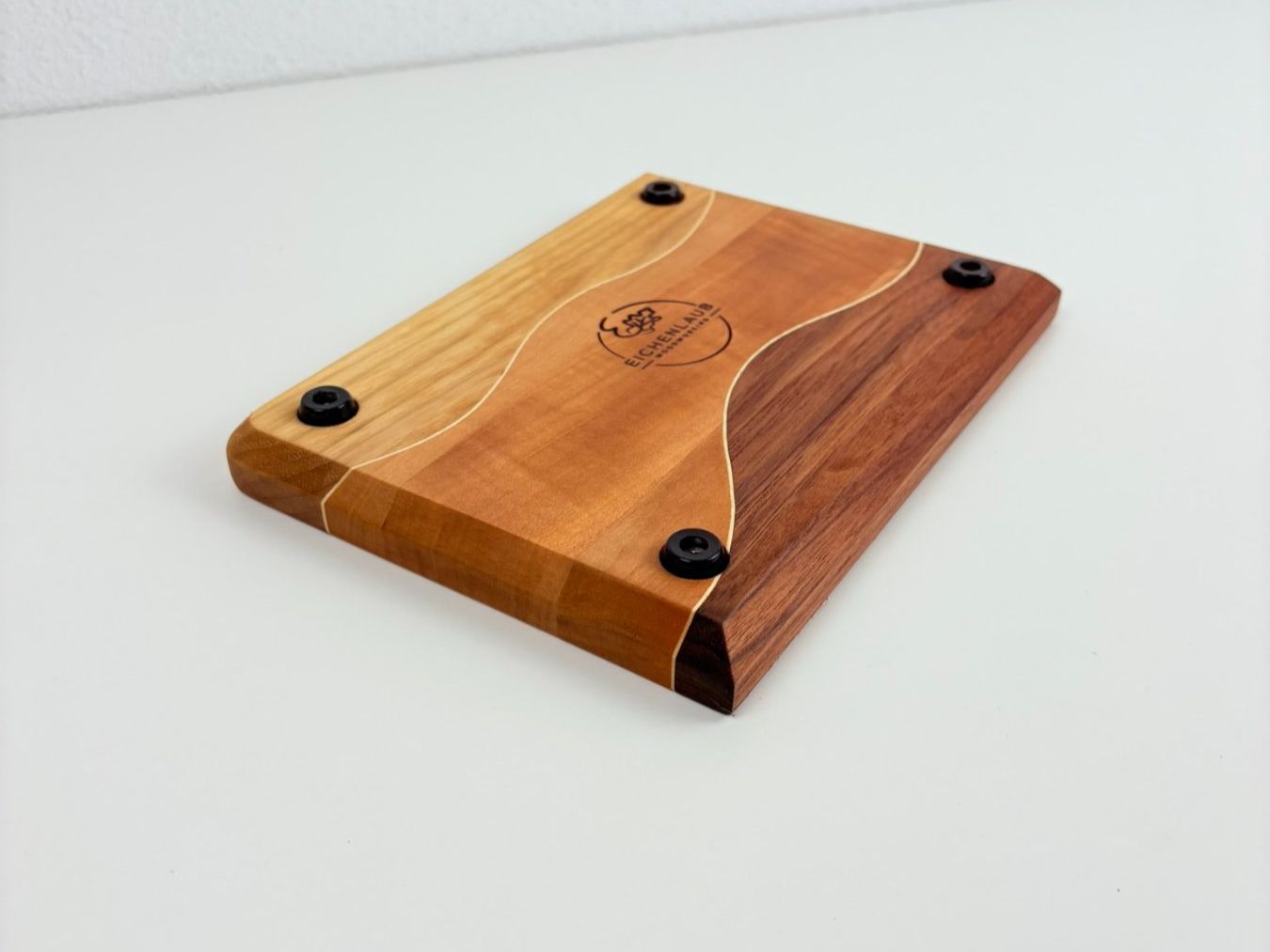 Elettrodomestici da cucina: Besonderes Schneidebrett "Current" handgefertigt – Nuovo (secondo la descrizione) da Zwillikon venduto da EichenlaubWoodwork 2