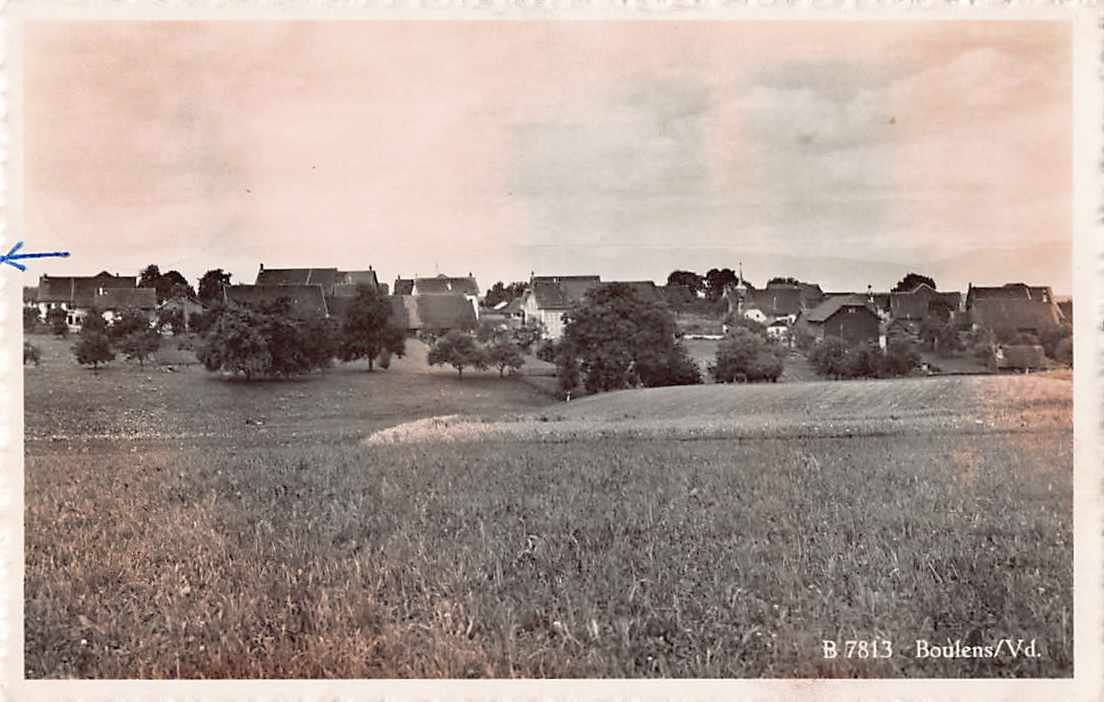 Cartoline postali: Souvenir de BOULENS 1950 – Usato da Winterthur venduto da SchatzchischtliWinti