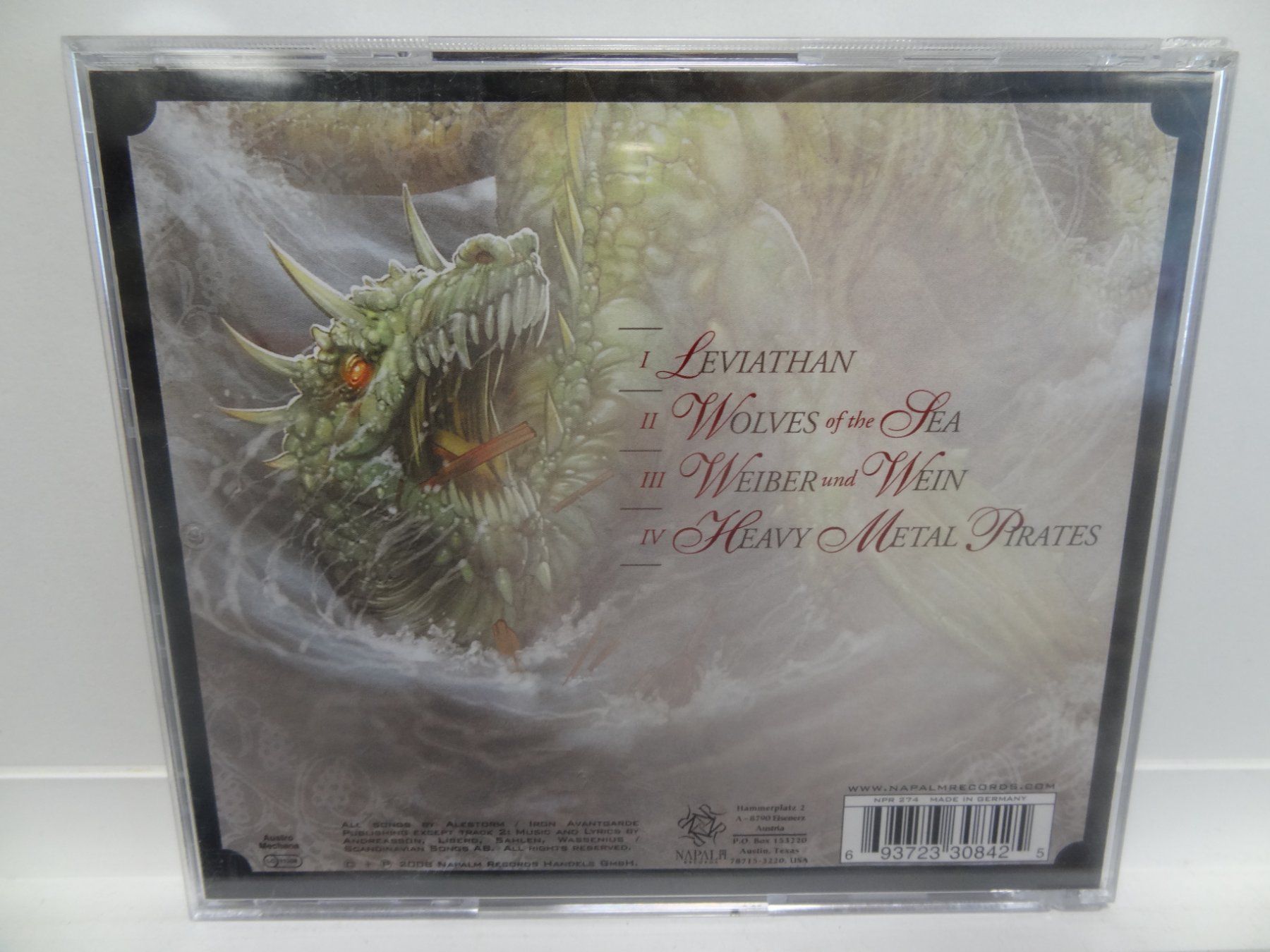 CD: Alestorm - Leviathan - EP- CD - standard – Usato da luzern venduto da musicandart 1