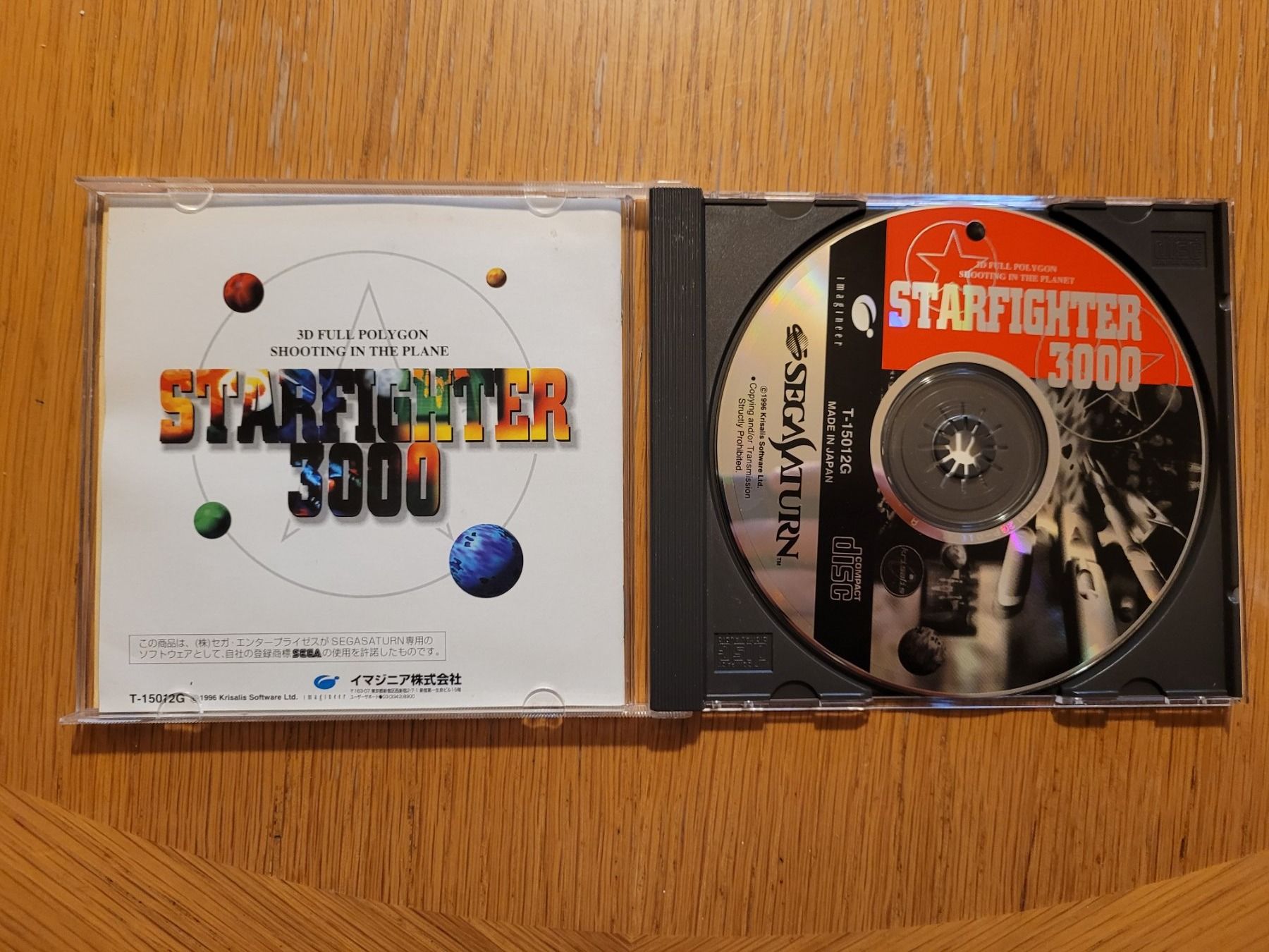 Sega Giochi: Sega Saturn Starfighter 3000 Jap. – Usato da Münchenstein venduto da danytlaw 1