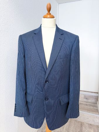 Atelier Torino Roma RS Sakko Gr. 50 Blau 100%  Schurwolle