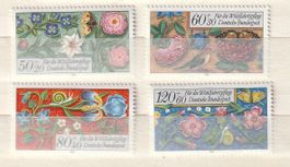 1985 Allemagne (RFA) Faune et Flore des Jardins complète ☆☆