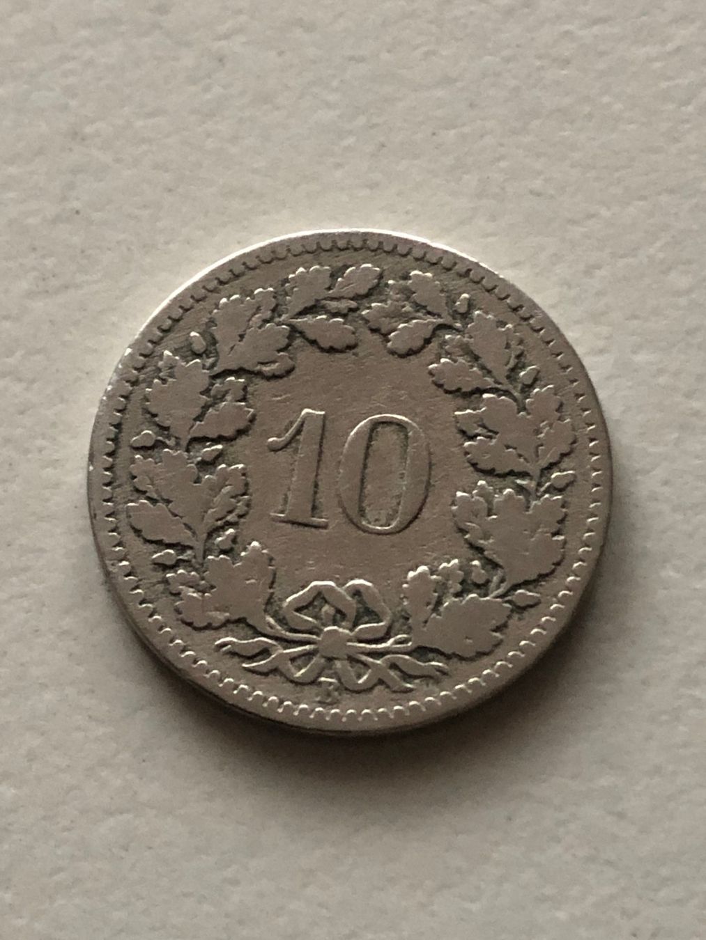 Toutes les monnaies: 10 Rp. 1883 – D'occasion à Schötz par Odpa 1