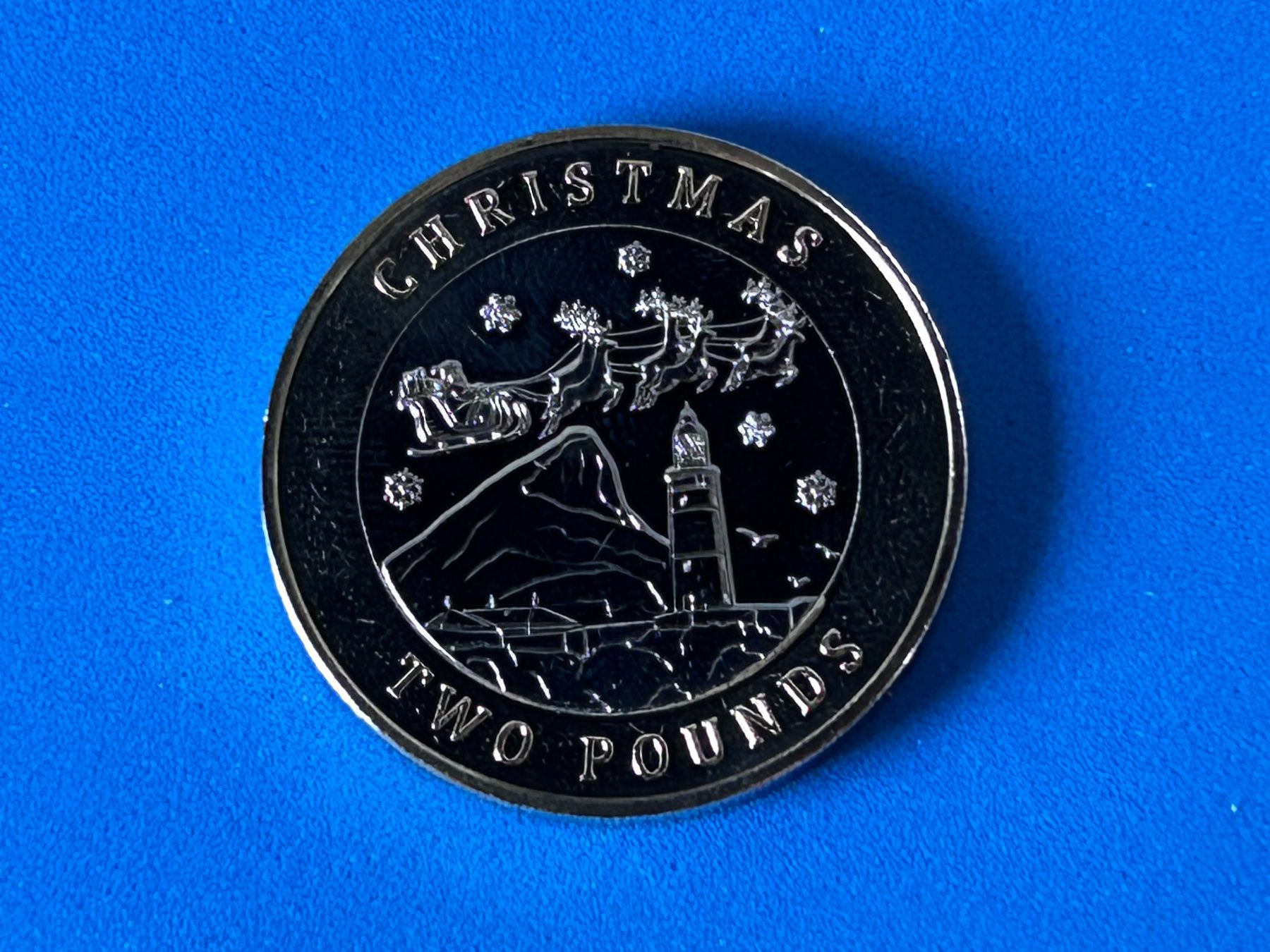 Tutti le monete: Gibraltar - 2 Pounds - Christmas 2024 UNC – Nuovo (secondo la descrizione) da Corcelles NE venduto da AJKader 7