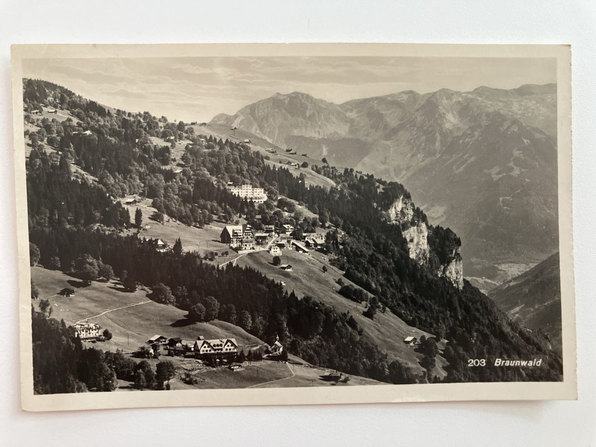 Cartoline postali: AK Braunwald 1939 – Usato da Zürich venduto da Classic_Collection_Zurich