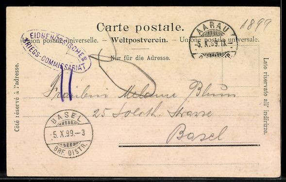 Cartoline postali: AK Aarau, Schlössli, Halden, Stadtkirche – Usato da Berlin venduto da bartko-reher 1