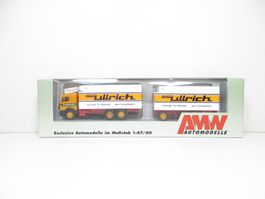 AWM H0 70101 Mercedes-Benz Hängerzug ULLRICH Spedition