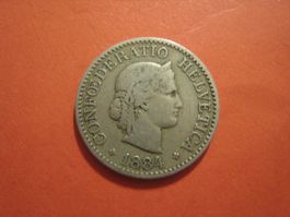 10 Rappen  1884    ss+    (56)2.00