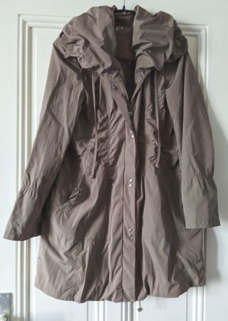 GIL BRET : Manteau léger kaki/brun doré 38