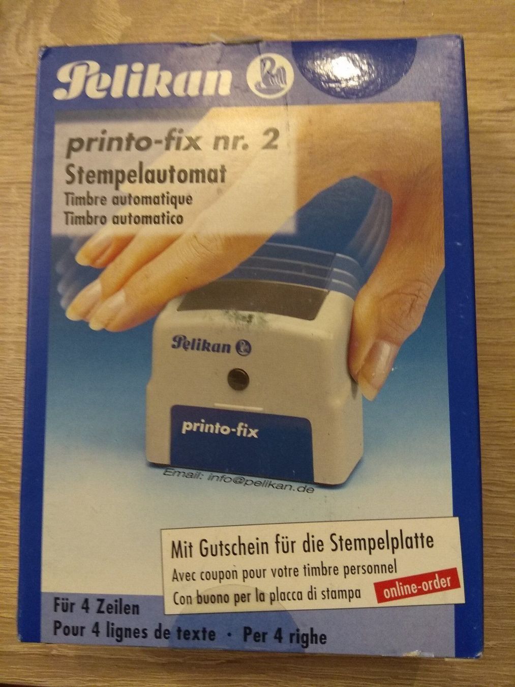 Timbri: Stempel Pelikan printo-fix nr. 2 – Nuovo e nell'imballaggio originale da Münchenbuchsee venduto da Daniel0133
