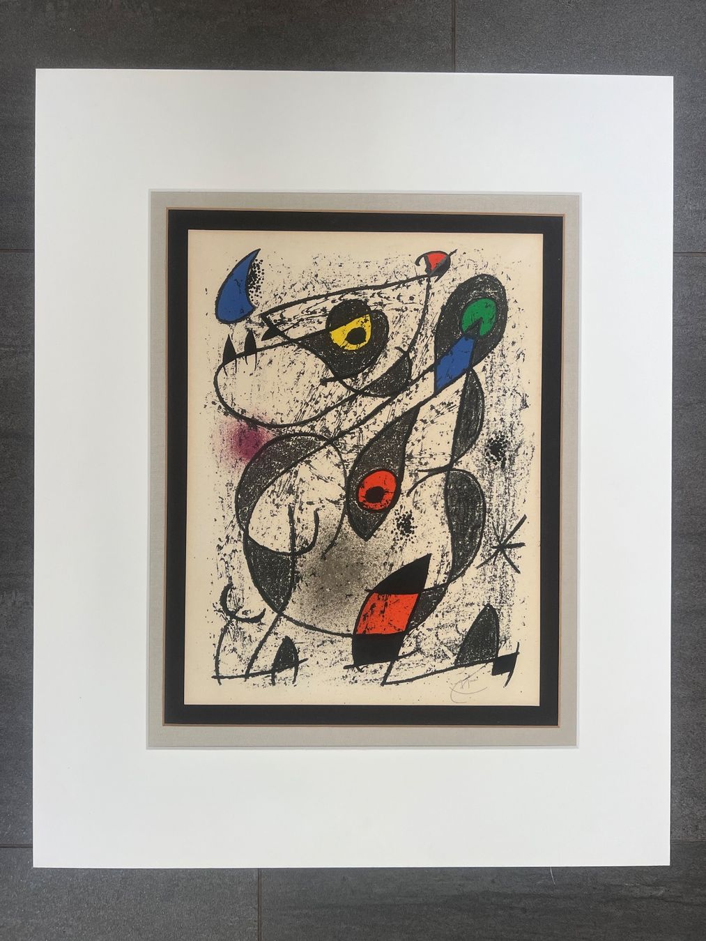 Grafiken & Lithographien: Joan Miró, mit Signaturstempel – Gebraucht aus Rain von Pic-Ass 4