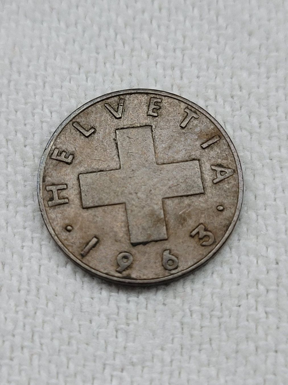 Tutti le monete: Pièce rare Suisse 1 Centime 1963 – Usato da La Chaux-de-Fonds venduto da reu_kx5l 1