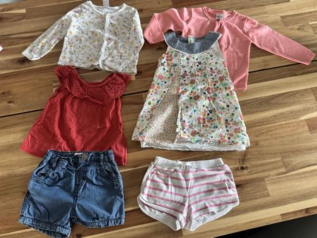 Lot de vêtements été fille, 2-3 ans, marques diverses 😊