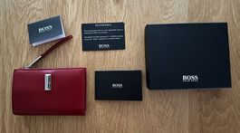 Hugo Boss Portemonnaie Geldbörse Geldbeutel Leder Neuwertig