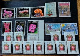 MONACO timbres neufs ** 1976-81