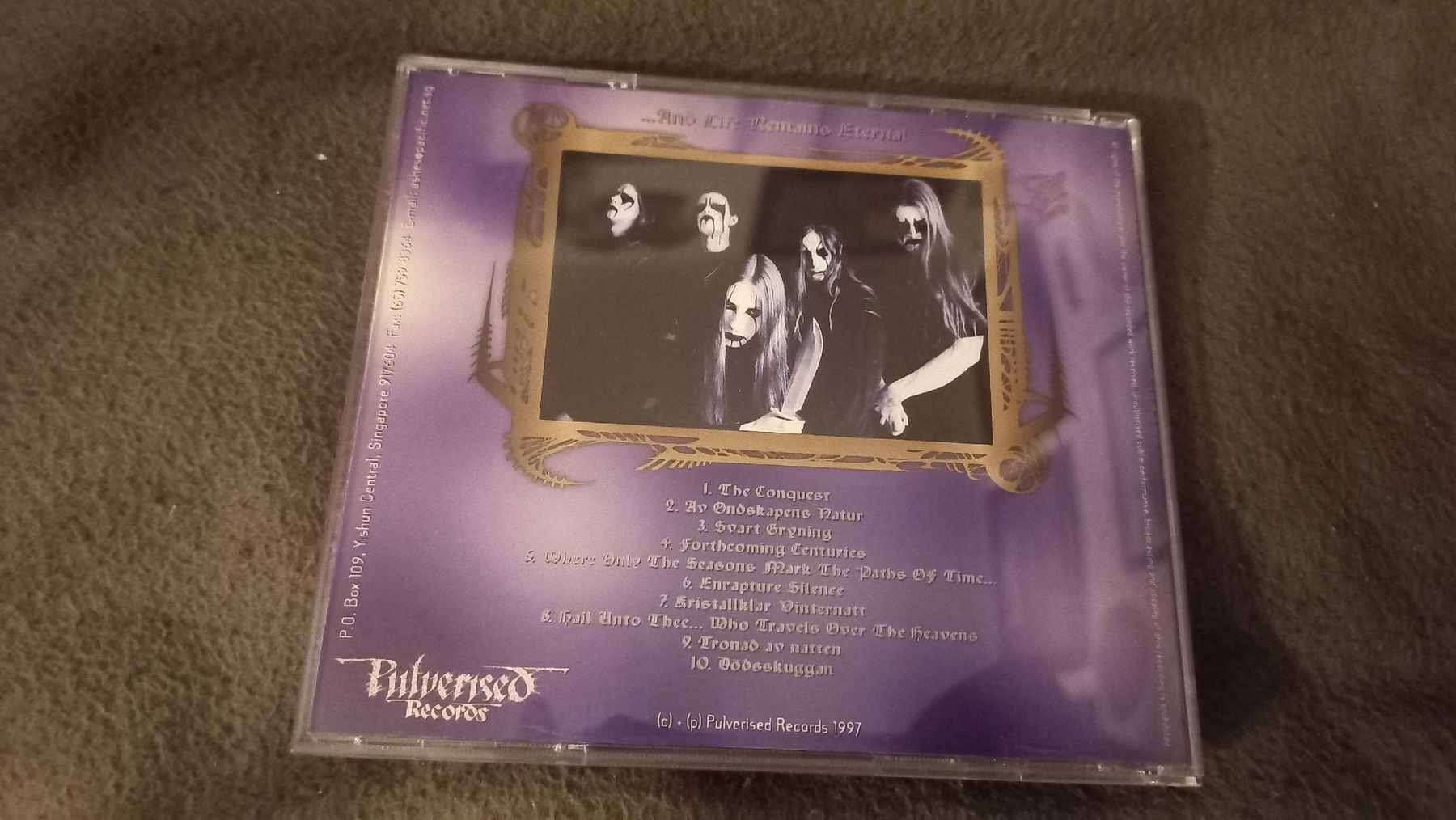 CD: thy Primordial-Where only...CD Black Metal – Usato da Olten venduto da Donatello1984 1