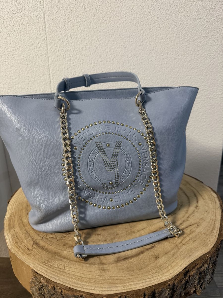 Versace Borse da donna: Versace Jeans Couture Handtasche Hellblau – Usato da Hägglingen venduto da Raff_Ella