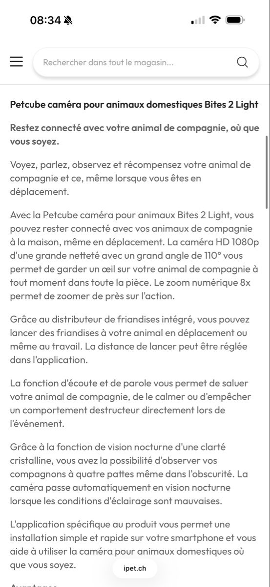 Videocamere: Petcube caméra/ distributeur de croquettes et caméra simple – Usato da Gempenach venduto da rebec97 6