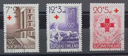 Finnland Rotes Kreuz 1951, Serie gestempelt
