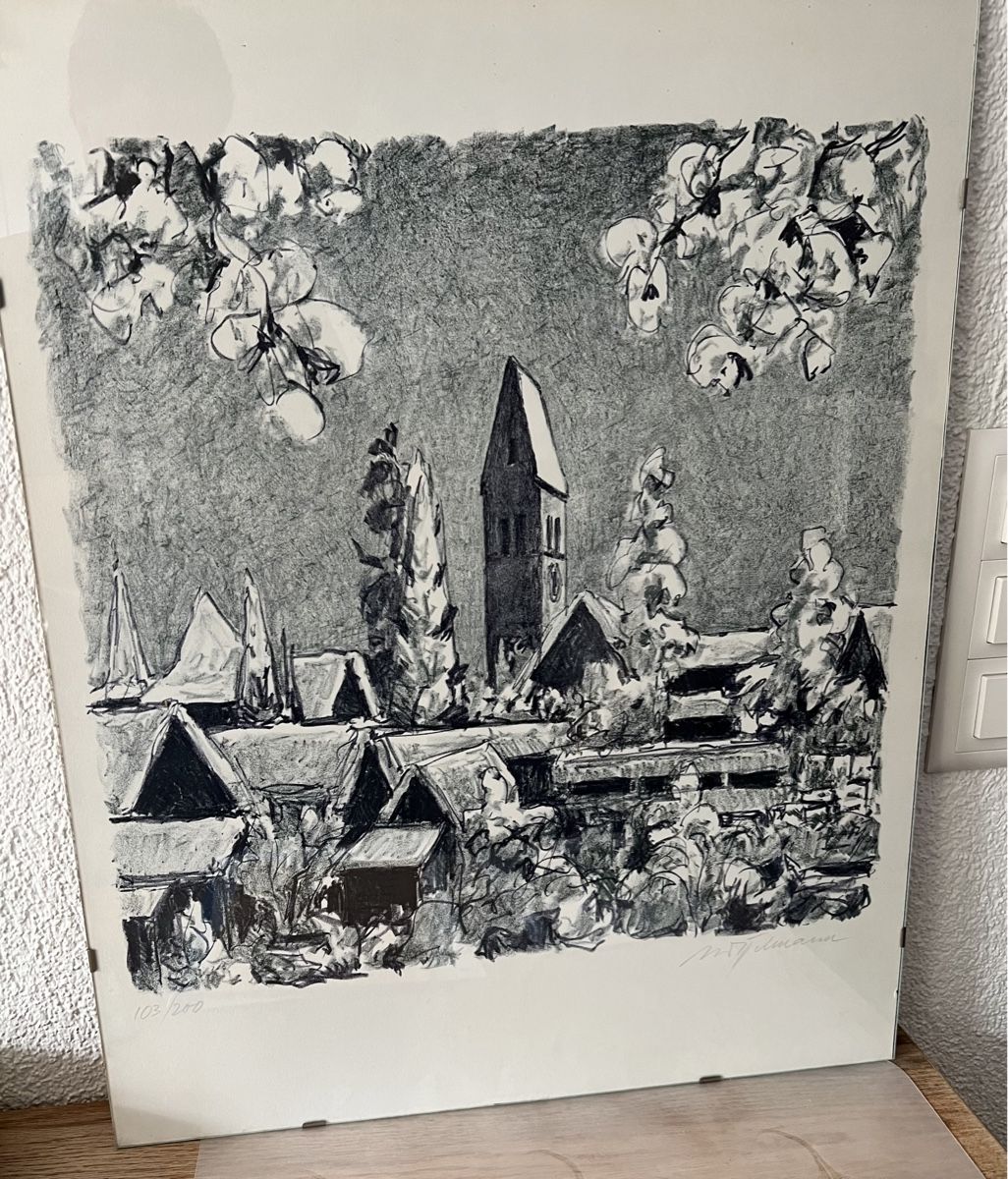Grafica & Litografie: Bild Unterseen Diggelmann – Usato da Sevelen venduto da Ritiplampi