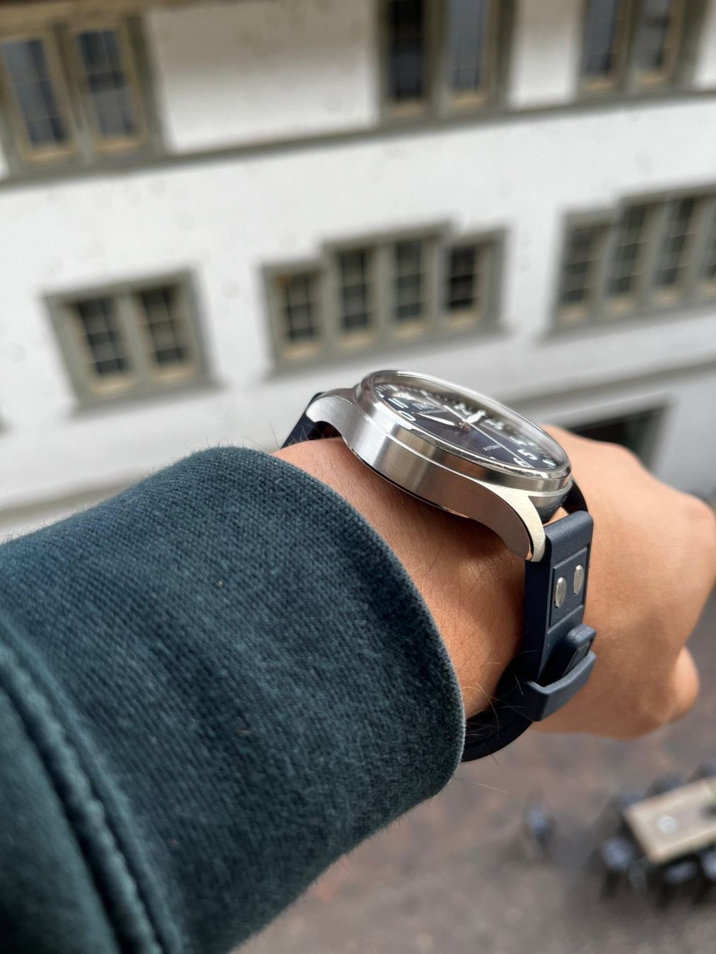 IWC Uhren: IWC Big Pilot 43, Full Set + Kautschukband – Gebraucht aus Schaffhausen von immervali 4
