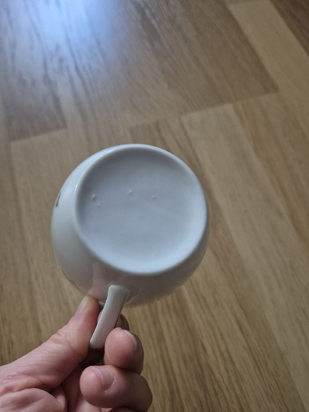 Tassen: Vintage Teetasse, Blumendesign mit Goldrand – Gebraucht aus Langenthal von Polarisstern 3