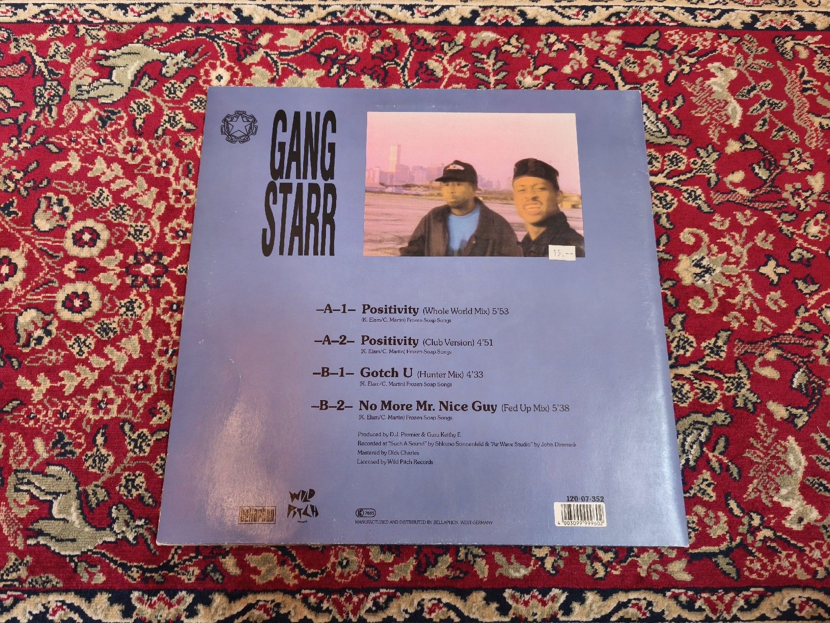 Dischi in vinile: Gang Starr - Positivity – Usato da Kandersteg venduto da digginblackpearlz 1