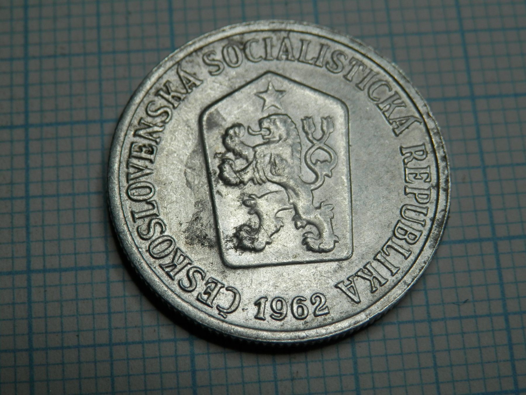 Tutti le monete: Tschechoslowakei 10 Heller, 1962 – Usato da Weiach venduto da weiach81