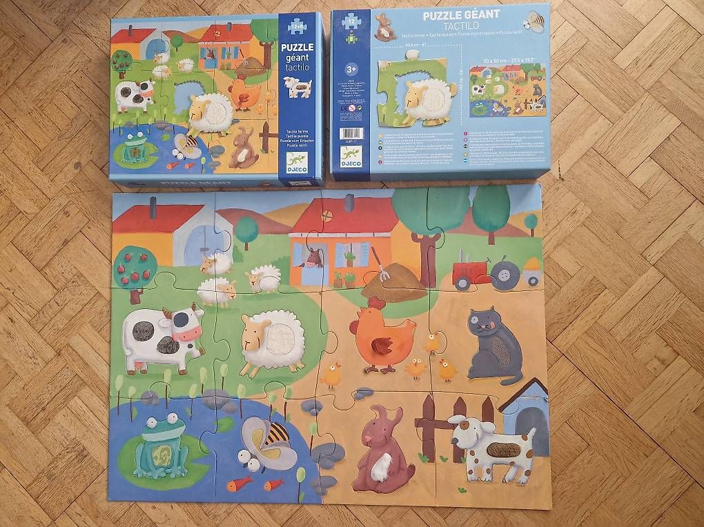 Puzzle: Puzzle géant tactilo, Djeco – Usato da Rutschwil venduto da tho_9lxq