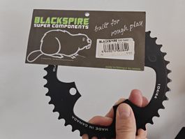 Blackspire Kettenblatt 104/44 Zähne schwarz neu